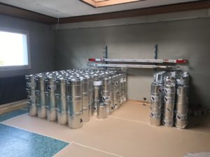 Über 3000kg 2K-PUR Gussmasse für 3.50mm Schichtaufbau